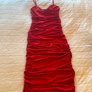Long Red Dress